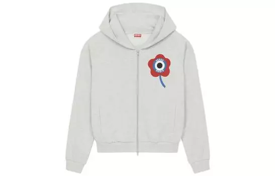 Куртка женская Kenzo Logo-print, светло-серый