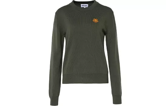 KENZO Женская толстовка, цвет Army Green