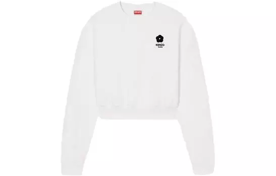 Толстовка женская Kenzo Boke Flower-patch, белый