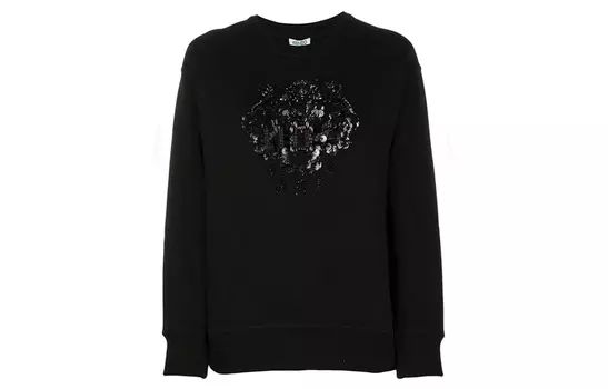 Толстовка женская Kenzo с принтом тигра, черный