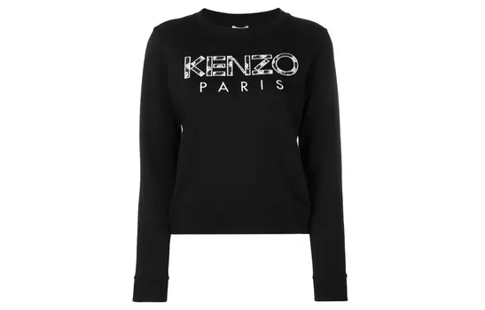 Толстовка женская Kenzo, черный / белый