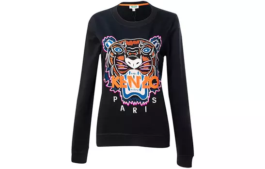 Толстовка женская Kenzo приталенная, черный