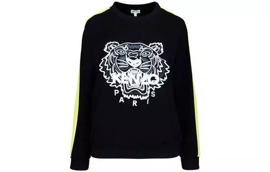Толстовка женская Kenzo, черный / желтый / белый