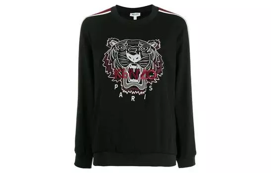 Толстовка женская Kenzo Paris Tiger Logo, черный