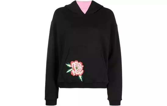 Толстовка женская Kenzo Floral Embroidery, черный
