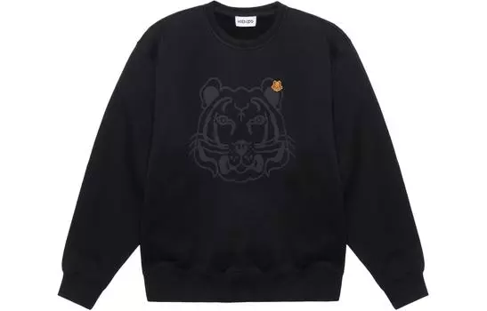 Толстовка женская Kenzo Classic Tiger Head, черный