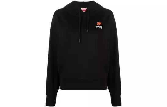 Худи женская Kenzo Boke Flower Motif, черный