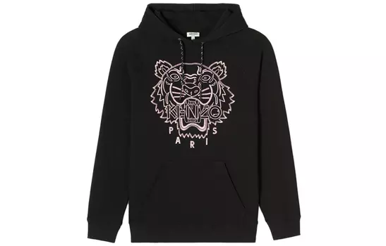 Толстовка женская Kenzo, черный / розово-белый