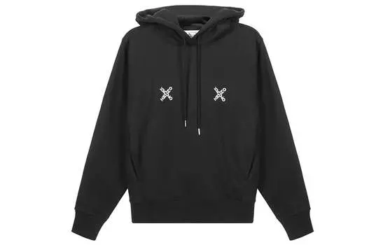 Толстовка женская Kenzo с двойным логотипом, черный