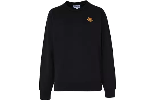 Толстовка женская Kenzo с вышивкой, черный