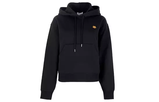 Толстовка Kenzo с вышивкой логотипа, черный