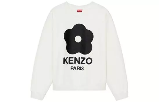 Толстовка женская Kenzo, белый / черный