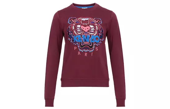 Толстовка женская Kenzo, бордовый