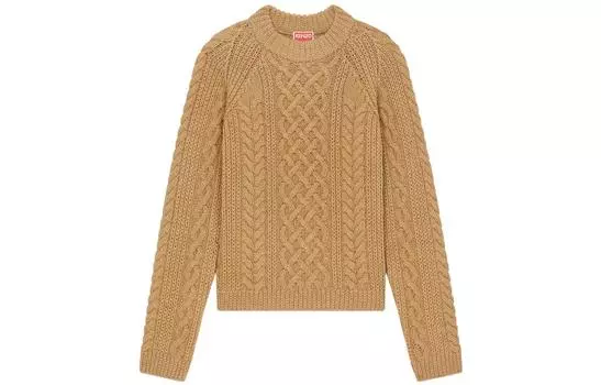 Свитер женский Kenzo x Nigo Western Flower, коричневый