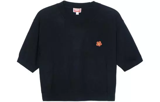 Футболка женская Kenzo Boke Flower Logo, черный