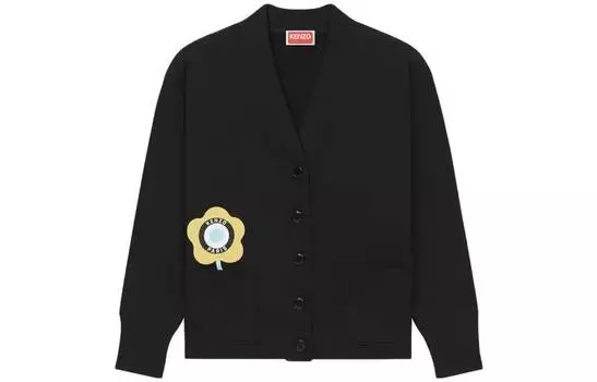 Кардиган женский Kenzo на пуговицах, черный