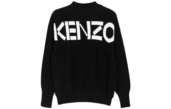 Толстовка женская Kenzo с логотипом, черный