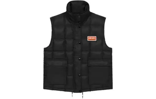 Жилет женский Kenzo на молнии, черный