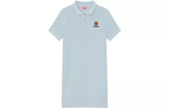 Платье женское Kenzo с короткими рукавами и шортами, синий