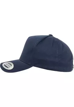 Кепка 5-Panel Curved Classic Snapback Flexfit, цвет navy