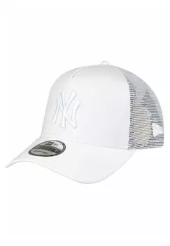 Кепка 9Forty Aframe Trucker New York Yankees New Era, белая