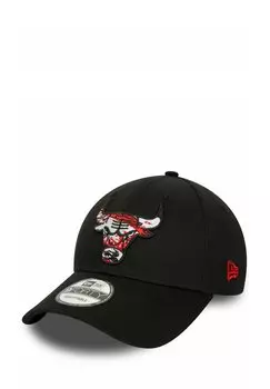 Кепка 9Forty Strapback Infill Chicago Bulls New Era, черный