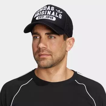 Кепка adidas Originals New Prep Trucker Snapback Hat, черный