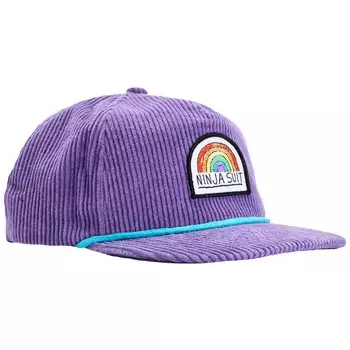 Кепка Airblaster Ninja Rainbow Corduroy, фиолетовый