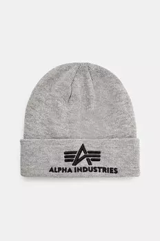 Кепка Альфа Индастриз Alpha Industries, серый