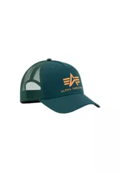 Кепка Alpha Industries Trucker "Аксессуары Alpha Industries - Головной убор Базовая кепка дальнобойщика", зеленый
