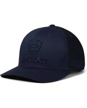 Кепка Ariat Flexfit110 Snapback Tonal Logo Mesh Back, темно-синий