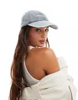 Кепка ASOS Weekend Collective из стираного денима с логотипом