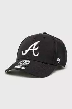 Кепка Atlanta Braves 47brand, черный