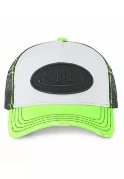 Кепка Avec Filet Col Von Dutch, желтый флуоресцентный