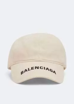 Кепка BALENCIAGA Logo cap, белый
