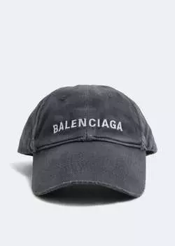 Кепка BALENCIAGA Logo cap, серый