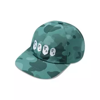 Кепка BAPE Color Camo Ape Head, зеленая