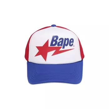 Кепка BAPE Sta Mesh, Красный/Темно-синий