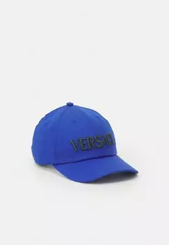 Кепка Baseball Cap Cotton Drill Medusa Loop Unisex Versace, цвет bright blue/khaki green