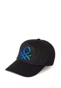 Кепка BASEBALL WITH LOGO United Colors of Benetton, черный