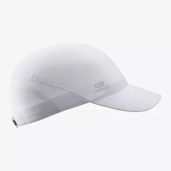 Кепка беговая остроконечная беговая регулируемая женская/мужская светло-серая KALENJI, светло-серый/светло-серый