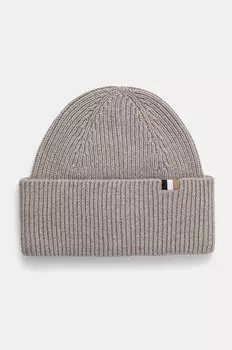 Кепка BOSS из смесовой шерсти, серый