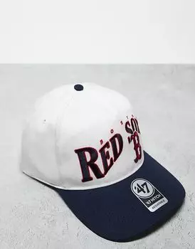 Кепка Boston Red Sox контрастная с застежкой-молнией в многоцветном исполнении 47 Brand