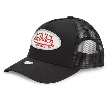 Кепка BOSTON TRUCKER CAP Von Dutch, цвет Schwarz/Schwarz