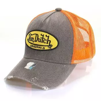 Кепка BOSTON TRUCKER CAP Von Dutch, цвет Schwarz/Schwarz
