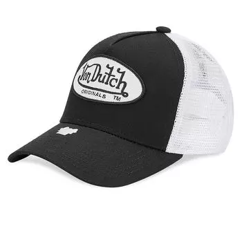 Кепка BOSTON TRUCKER CAP Von Dutch, цвет Schwarz/Schwarz/Schwarz