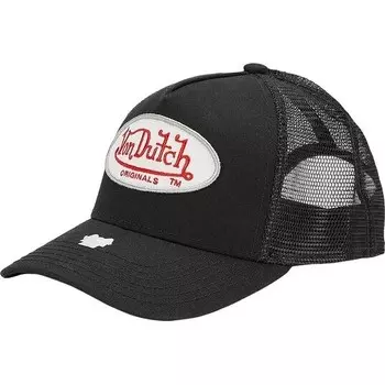 Кепка Bostonская Von Dutch, цвет Schwarz/Schwarz