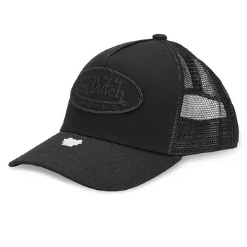Кепка Bostonская Von Dutch, цвет Schwarz/Schwarz/Schwarz