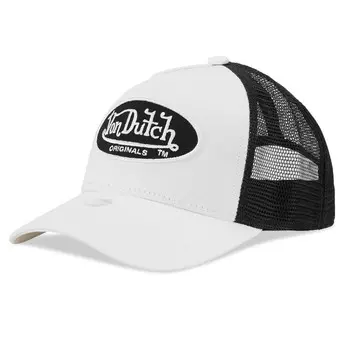 Кепка Bostonская Von Dutch, цвет Wei/Schwarz