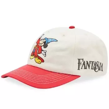 Кепка Butter Goods X Disney Fantasia 6 Panel, розовый, белый